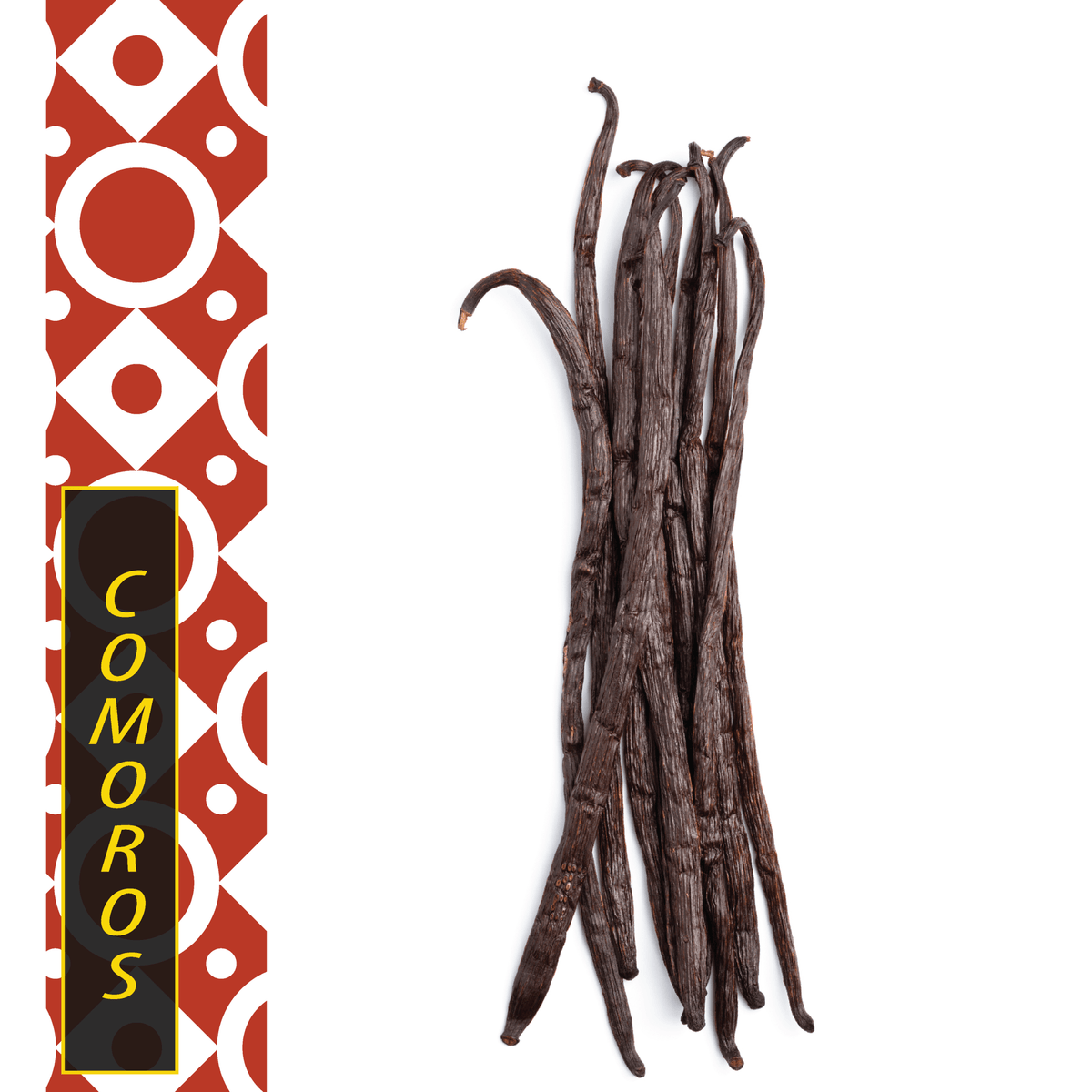 Comoros Islands Grand Comore Gourmet Vanilla Beans - Grade A