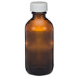 Load image into Gallery viewer, Glass Amber Boston Round Bottle - Multiple Sizes - Perfect for Extract Making - Native Vanilla