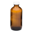 Load image into Gallery viewer, Glass Amber Boston Round Bottle - Multiple Sizes - Perfect for Extract Making - Native Vanilla