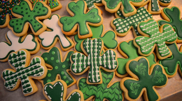 St. Patrick’s Day Vanilla Bean Sugar Cookies