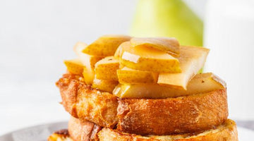Pear Stuffed Vanilla French Toast - A Classic Dish to Make Everyone Clean Their Plates!