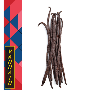 Vanuatu, Aneityum - Gourmet Vanilla Beans - Grade A - Native Vanilla