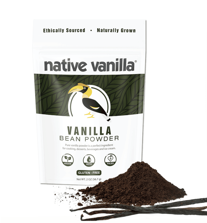 100% PURE GROUND VANILLA BEAN POWDER - Native Vanilla