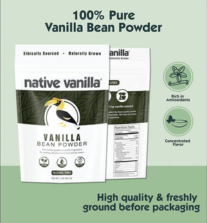 Bakers Kit - Vanilla Extract, Paste, Powder and Sugar - Combo Pack - Native Vanilla