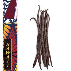 Hawaii, O'ahu - Gourmet Vanilla Beans - Grade A - Native Vanilla