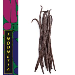 Indonesia, Flores Island - Gourmet Vanilla Beans - Grade A - Native Vanilla