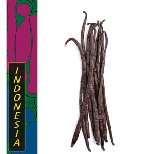 Indonesia, Sumatera - Gourmet Vanilla Beans - Grade A - Native Vanilla