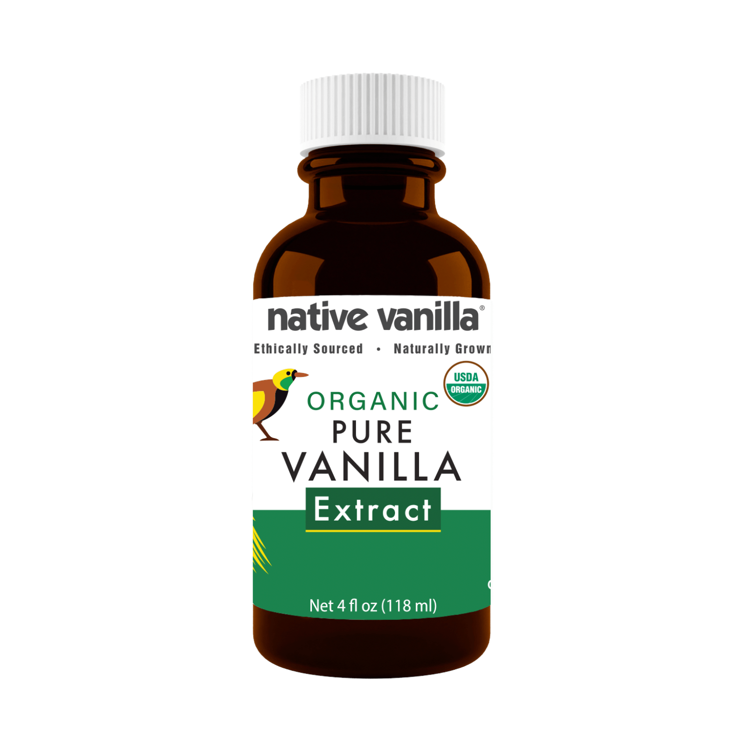 Organic Pure Vanilla Extract Native Vanilla