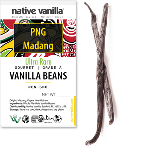 Papua New Guinea, Madang - Gourmet Vanilla Beans - Grade A - Planifolia (Bourbon) - Native Vanilla