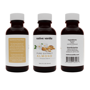 Pure Almond Extract - Native Vanilla