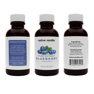 Pure Blueberry Extract - Native Vanilla