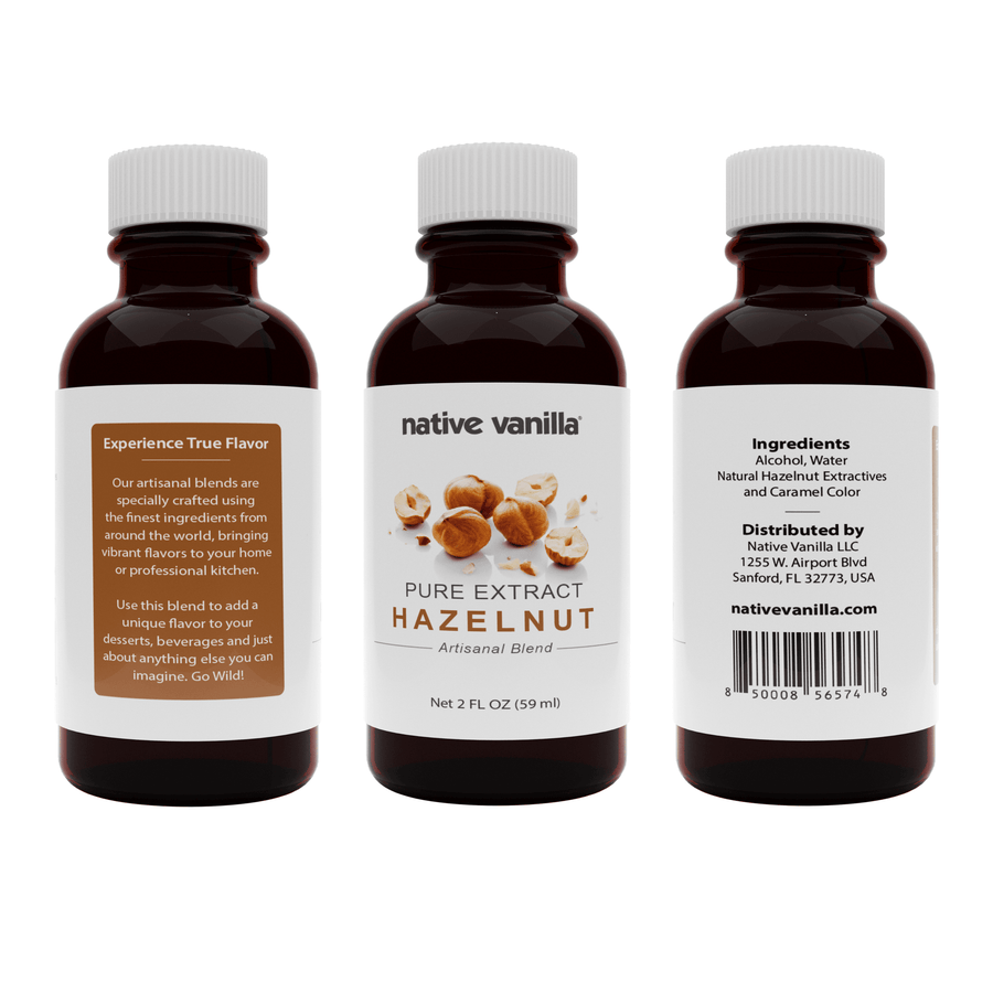 Pure Hazelnut Extract - Native Vanilla