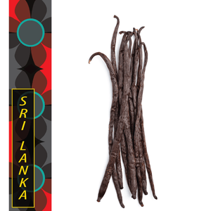 Sri Lanka, Kandy - Gourmet Vanilla Beans - Grade A - Native Vanilla