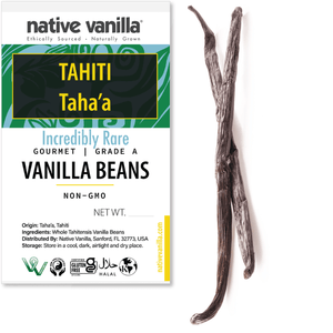 Tahiti, Taha'a - Gourmet Vanilla Beans - Grade A - Native Vanilla