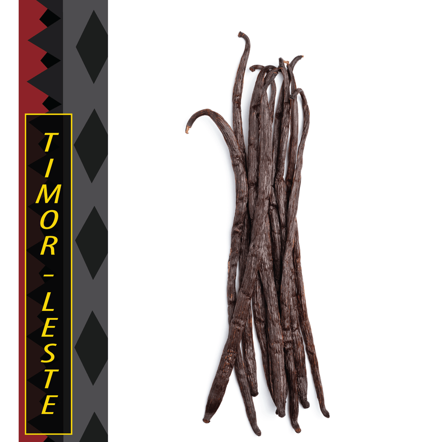 Timor-Leste, Dili - Gourmet Vanilla Beans - Grade A - Native Vanilla